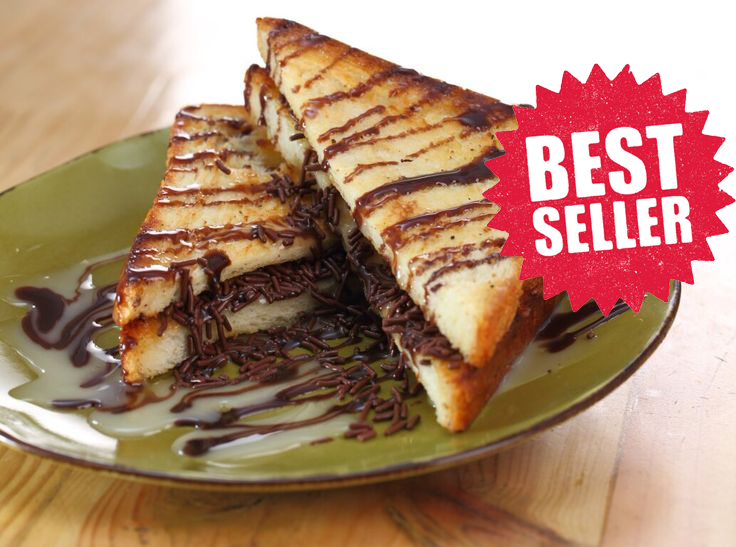 Roti Bakar Coklat Lumer Spesial
